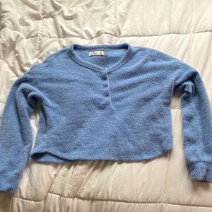 XS hollister long sleeve button up shirt